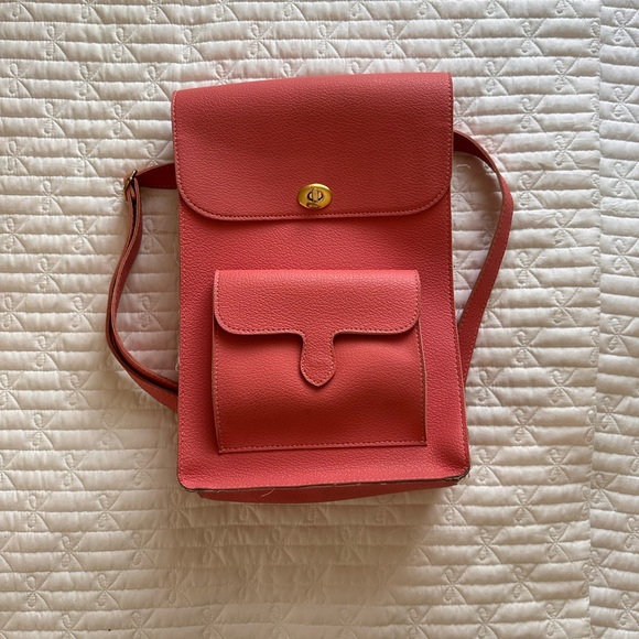Handbags - Chic Coral Backpack for Women